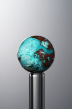 Phoenix Stone-Blue&Green-12mm Natural Gemstone Bead - Image 4