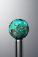 Phoenix Stone-Blue&Green-13mm Natural Gemstone Bead - Image 3