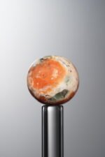 Sunstone & Blue Apatite Intergrowth-Orange&Brown-12mm - Image 3