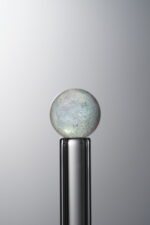Iridescent Gray Moonstone loose natural stone bead (8mm) for handmade crystal jewelry and DIY bracelet making 2
