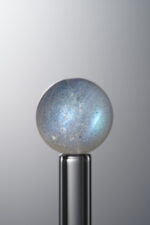 Moonstone-Gray&Blue-13mm Natural Gemstone Bead - Image 2