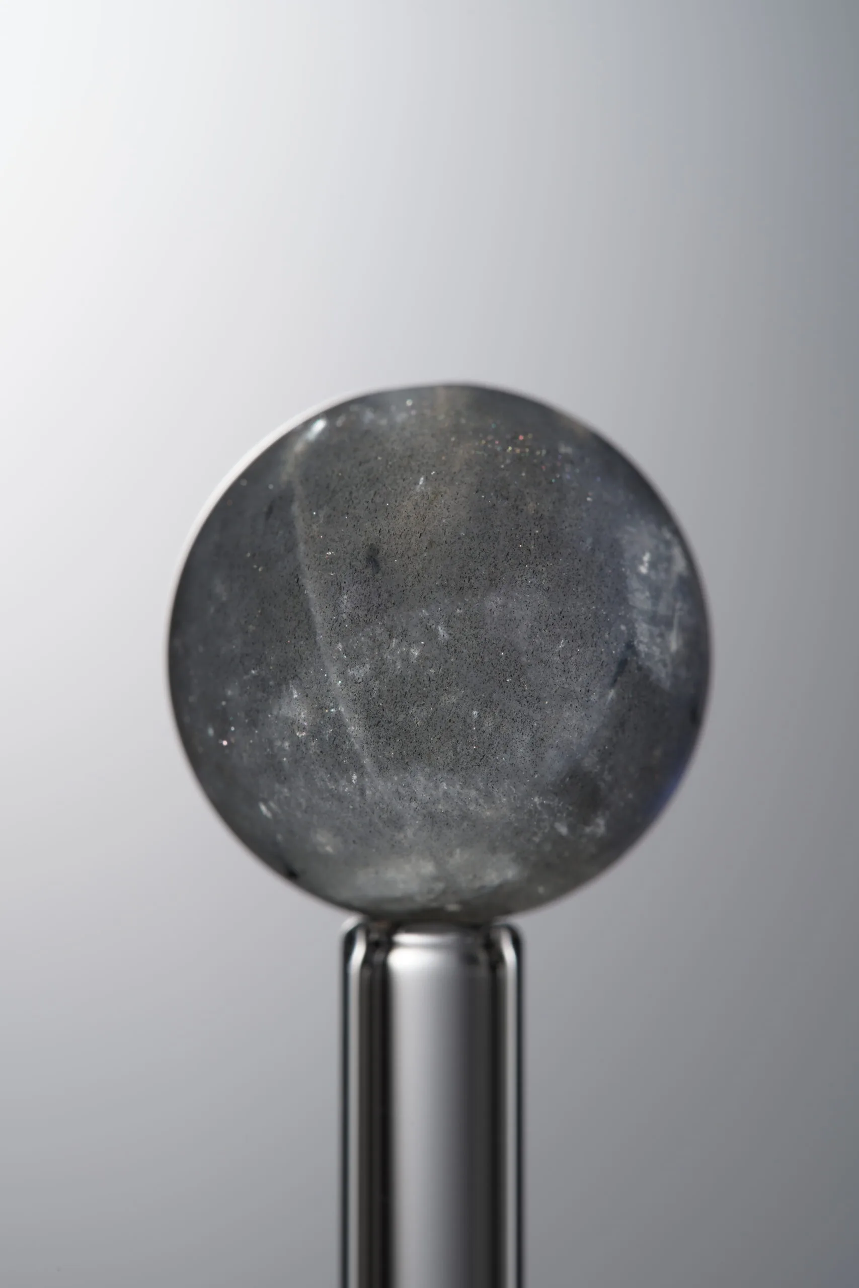 Moonstone-Gray&Blue-15mm Natural Gemstone Bead - Image 2