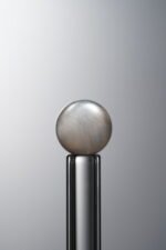 Orange & Black speckled loose crystal bead (8mm) for bold handmade jewelry and DIY bracelet designs 3