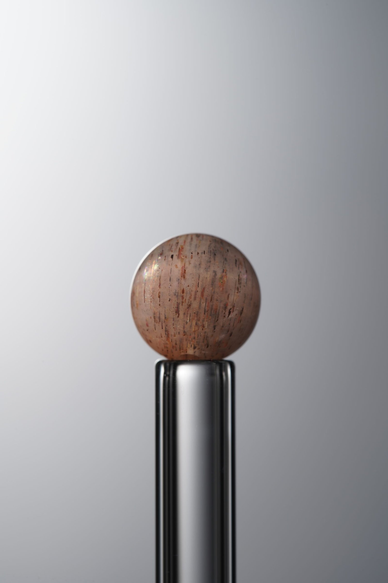 B7-63 (1) Crystal-Orange&Black-8mm - Image 1