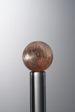 Crystal-Orange&Black-10mm Natural Gemstone Bead - Image 4