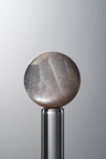Crystal-Orange&Black-12mm Natural Gemstone Bead - Image 2