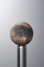 Crystal-Orange&Black-12mm Natural Gemstone Bead - Image 3