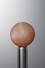 Crystal-Orange&Black-13mm Natural Gemstone Bead - Image 4