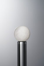 Crystal-White-9mm Natural Gemstone Bead - Image 3