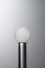 Crystal-White-9mm Natural Gemstone Bead - Image 2