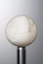 Crystal-White-17mm Natural Gemstone Bead - Image 4