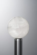 Crystal-White-14mm Natural Gemstone Bead - Image 2