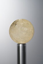 Crystal-Yellow-13mm Natural Gemstone Bead - Image 2