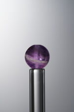 Crystal-Purple-8mm Natural Gemstone Bead - Image 2