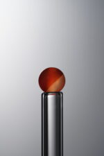 Agate-Orange&Red-6mm Natural Gemstone Bead - Image 2