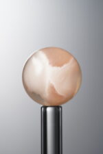 Agate-Pink-14mm Natural Gemstone Bead