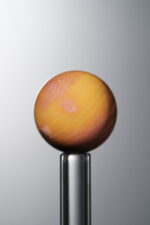 Agate-Yellow&Red-13mm Natural Gemstone Bead - Image 3