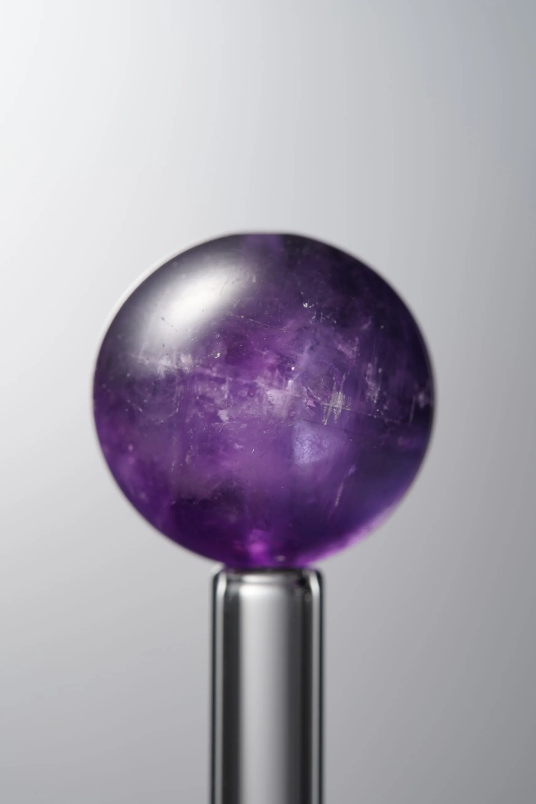 Crystal-Purple-15mm Natural Gemstone Bead - Image 3