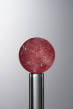 Crystal-Pink-12mm Natural Gemstone Bead - Image 2