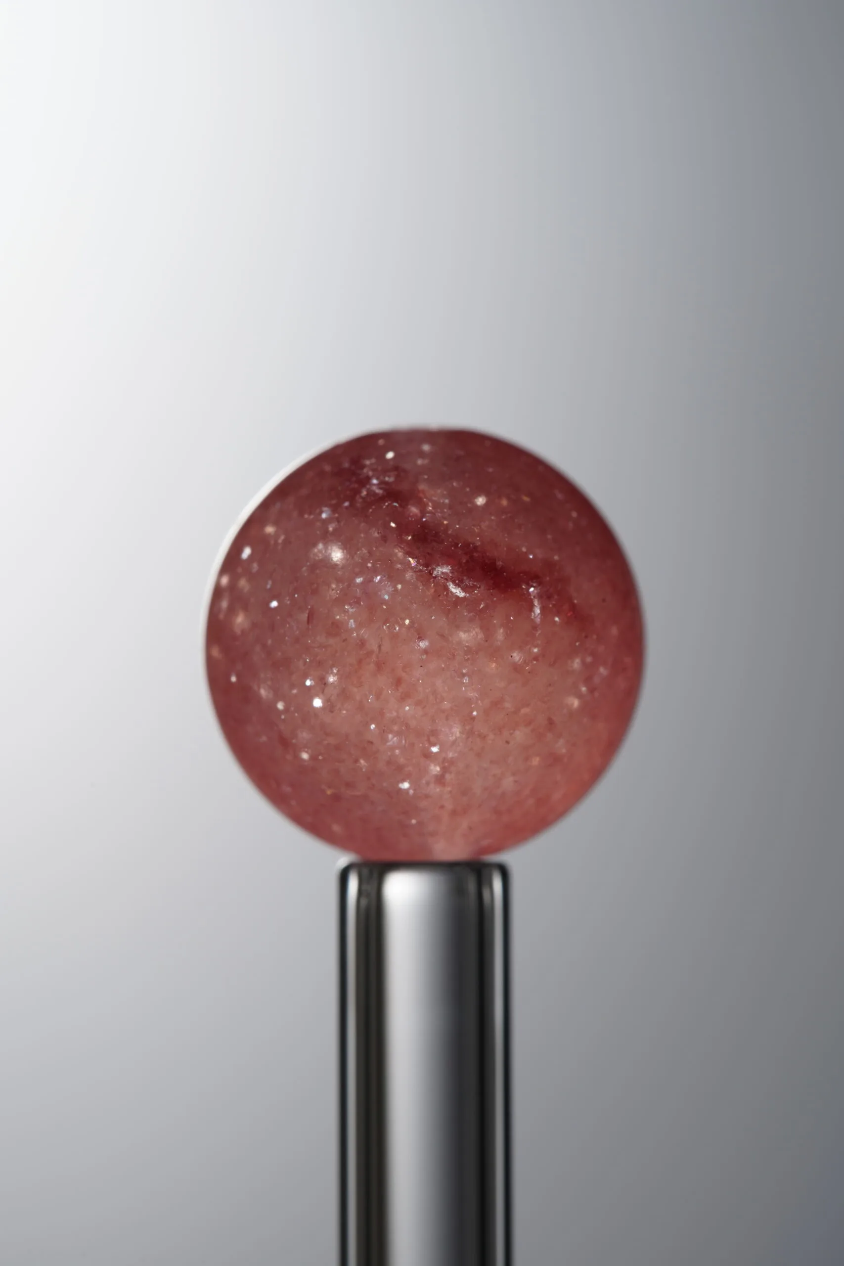 Crystal-Pink-13mm Natural Gemstone Bead - Image 4