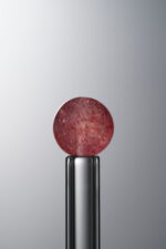 Crystal-Pink-9mm Natural Gemstone Bead - Image 2