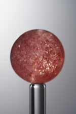 Crystal-Pink-17mm Natural Gemstone Bead - Image 2