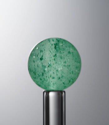 Large Green loose crystal bead (12mm) for bold handmade jewelry and DIY bracelet designs 4