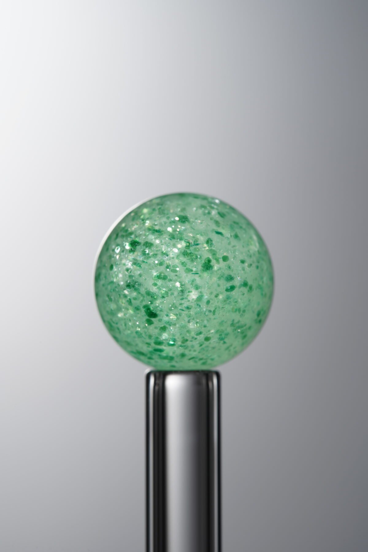 Large Green loose crystal bead (12mm) for bold handmade jewelry and DIY bracelet designs 2
