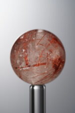 Crystal-Red-18mm Natural Gemstone Bead - Image 2