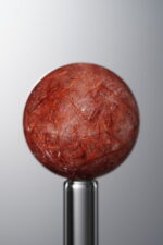 Crystal-Red-17mm Natural Gemstone Bead