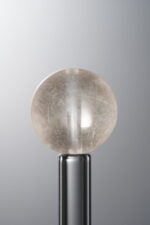 Crystal-Silver-13mm Natural Gemstone Bead
