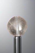 Crystal-Silver-13mm Natural Gemstone Bead - Image 2