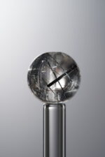 Crystal-Black-12mm Natural Gemstone Bead - Image 2