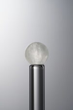 Crystal-Gray-7mm Natural Gemstone Bead - Image 3