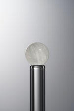 Crystal-Gray-7mm Natural Gemstone Bead - Image 2