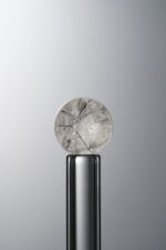 Crystal-Gray-8mm Natural Gemstone Bead - Image 3