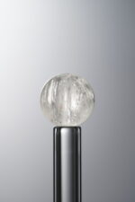 Crystal-Gray-9mm Natural Gemstone Bead - Image 3