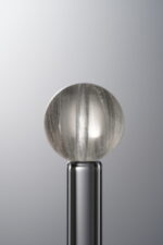 Crystal-Gray-12mm Natural Gemstone Bead
