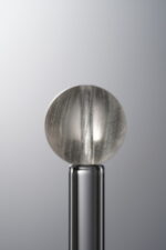 Crystal-Gray-12mm Natural Gemstone Bead - Image 4