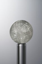 Crystal-Gray-13mm Natural Gemstone Bead - Image 2