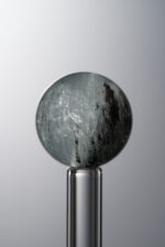 Crystal-Gray-13mm Natural Gemstone Bead - Image 2