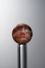 Crystal-Red&Green-11mm Natural Gemstone Bead