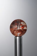Crystal-Red&Green-11mm Natural Gemstone Bead - Image 3