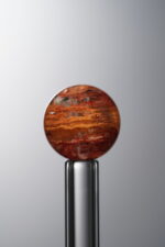Crystal-Red&Green-11mm Natural Gemstone Bead - Image 2