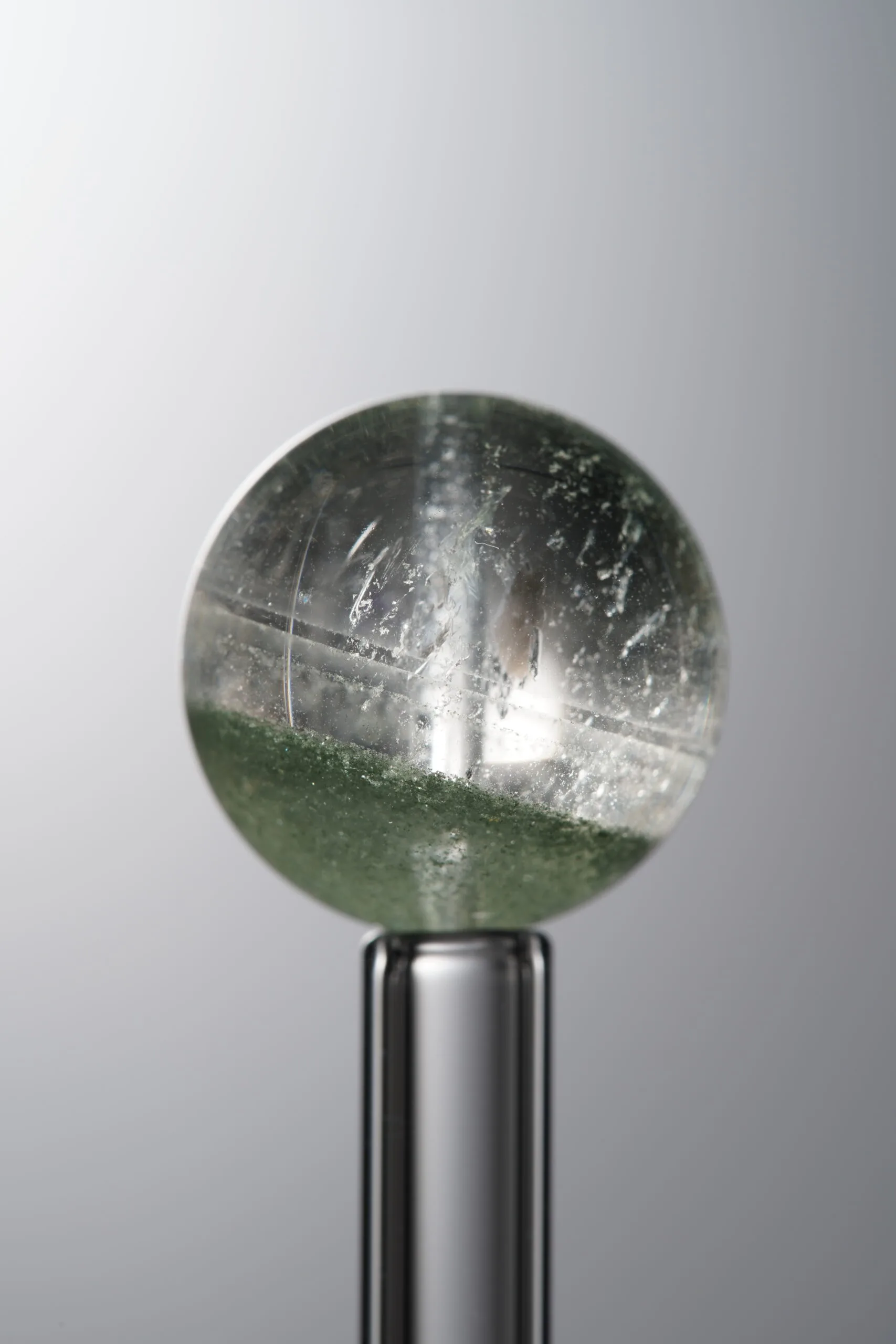 Crystal-Green-14mm Natural Gemstone Bead - Image 2