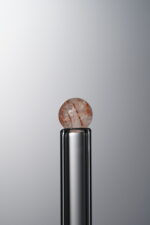 Crystal-Red-5mm Natural Gemstone Bead