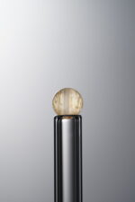Crystal-Gold-5mm Natural Gemstone Bead