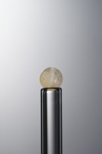 Crystal-Gold-5mm Natural Gemstone Bead - Image 4