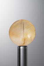 Crystal-Yellow-14mm Natural Gemstone Bead - Image 2