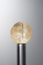 Crystal-Yellow-12mm Natural Gemstone Bead